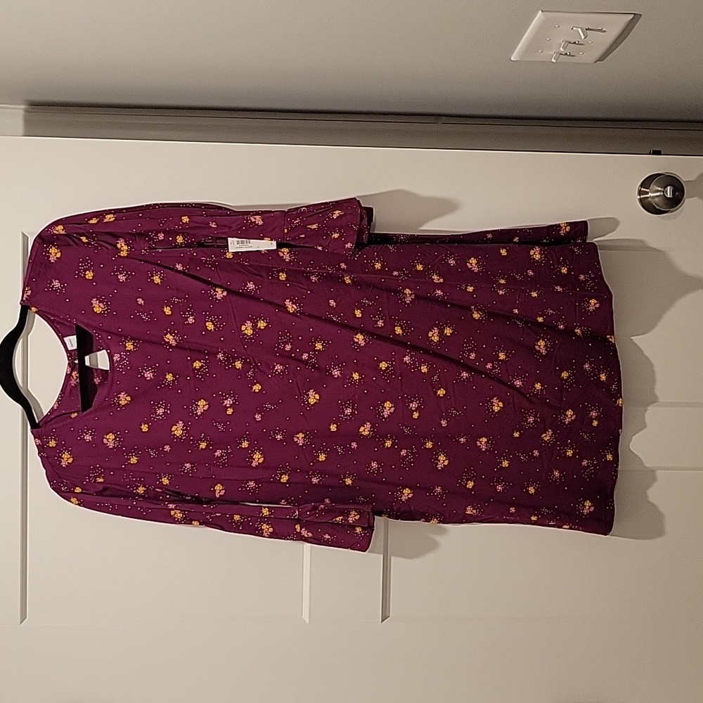 NWT Old Navy Purple with Flowers Dress